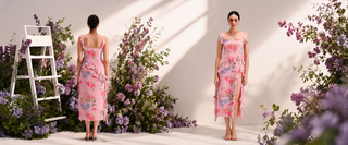 Printed Dresses Designed With Soft Structure And Movement