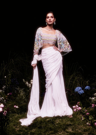 The Ivory Saree