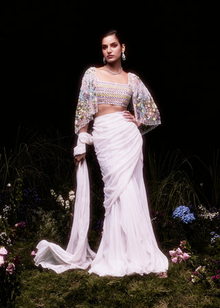 The Ivory Saree