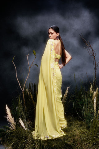 The Mimosa Saree