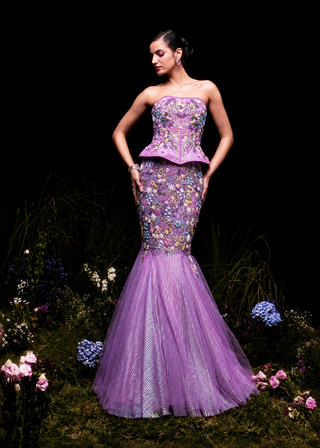 The Purple Samara Gown